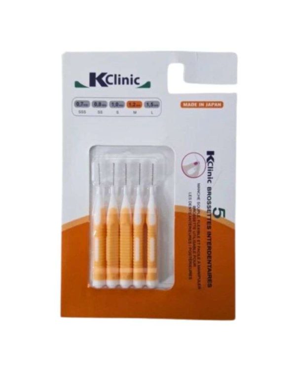 KIN KClinic Brossettes Interdentaires Orange 1,2 mm – 5 unités
