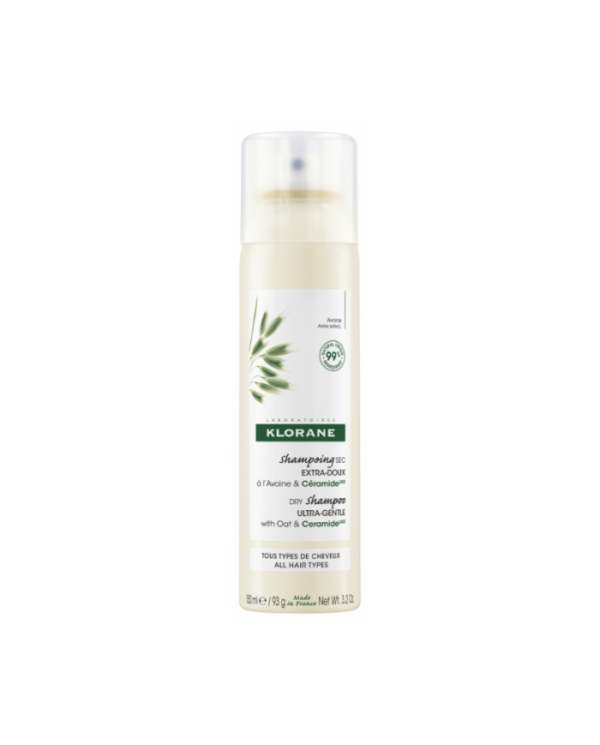Klorane Avoine & Céramide Shampooing sec extra-doux – 150 ml