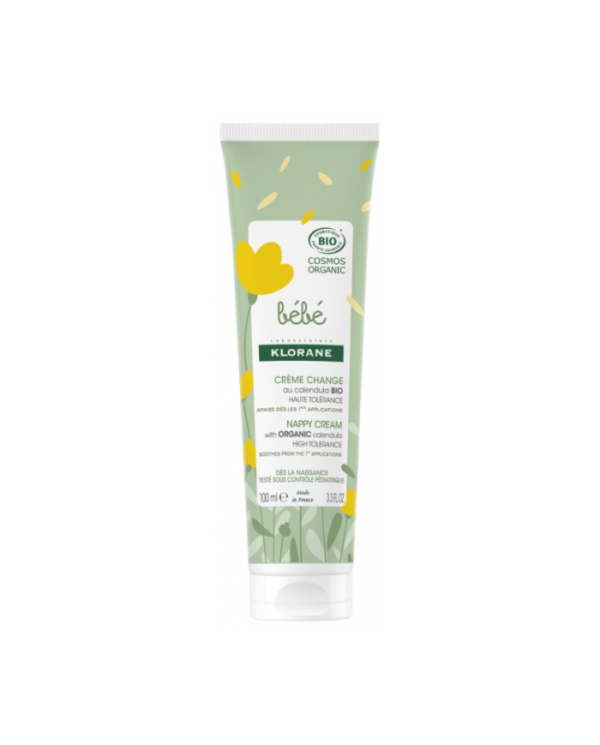 Klorane Bébé Crème change certifiée Bio – 100 ml