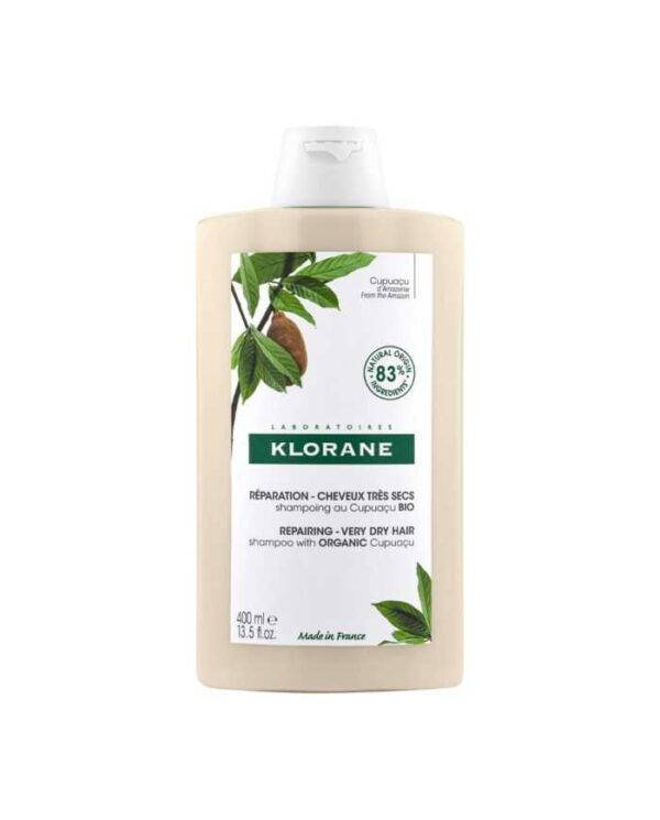 Klorane Cupuaçu Bio Cica-Shampooing régénérant et anti-casse – 400 ml