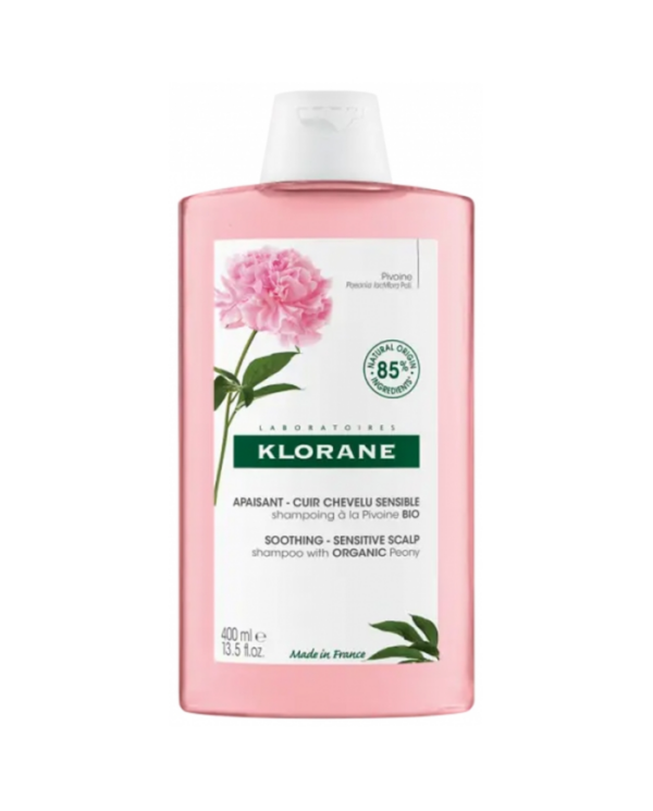 Klorane Pivoine Bio Shampooing apaisant – 400 ml