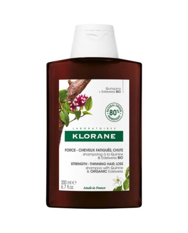 Klorane Quinine Shampooing fortifiant – 200 ml