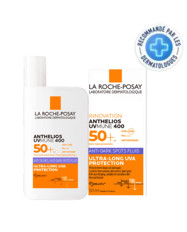 La Roche-Posay Anthelios UVmune 400 Fluide Anti-taches SPF 50+ – 50 ml