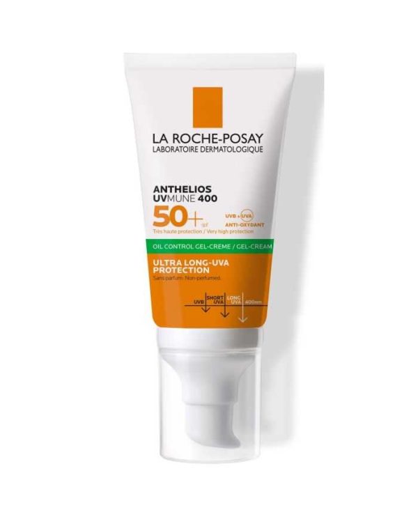 La Roche-Posay Anthelios UVmune 400 Oil Control SPF 50+ – 50 ml + gel moussant 50 ml