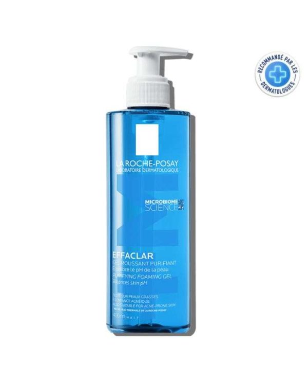 La Roche-Posay Effaclar Gel Moussant Purifiant Peaux Grasses – 400 ml