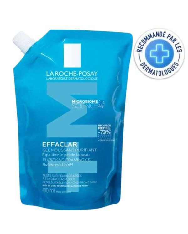 La Roche-Posay Effaclar Gel Moussant Purifiant – recharge 400 ml