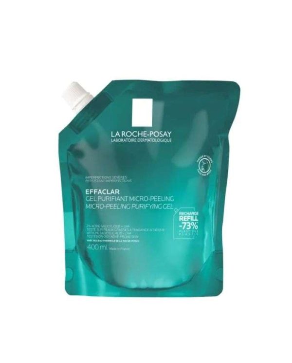 La Roche-Posay Effaclar Gel Purifiant Micro-Peeling – recharge 400 ml