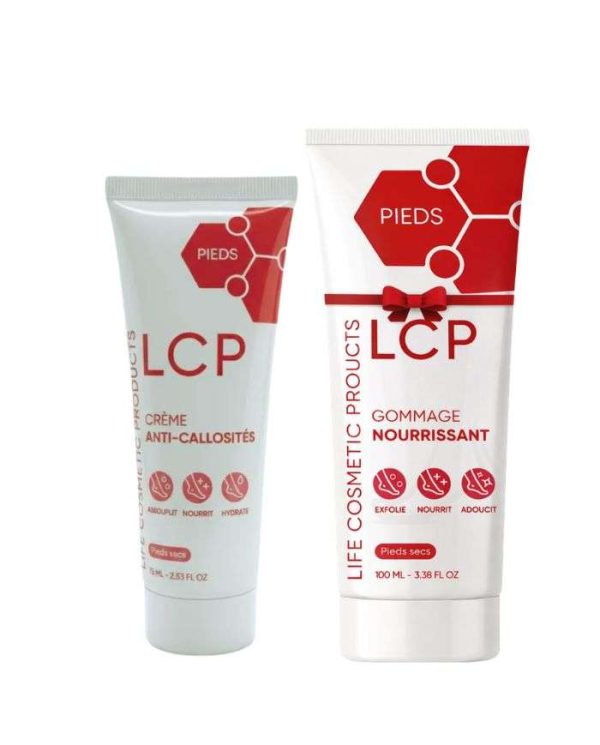LCP Pack Pieds Secs Crème Anti-Callosités 75 ml + Gommage 100 ml