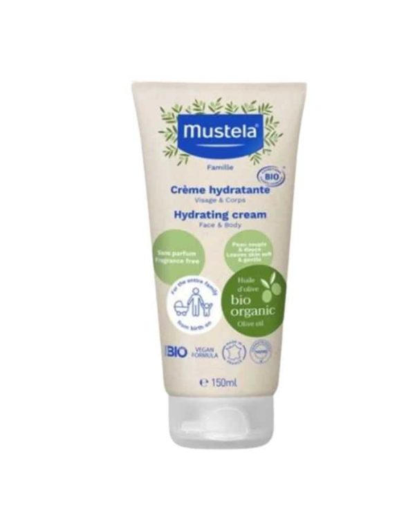 Mustela Crème Hydratante Huile d'Olive Bio – 150 ml
