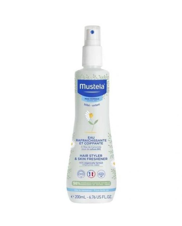 Mustela Eau Rafraîchissante et Coiffante sans alcool – 200 ml