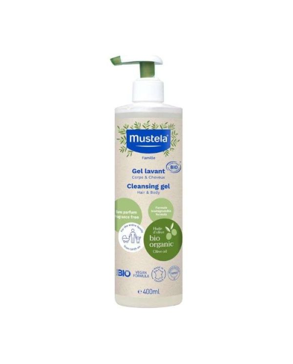 Mustela Gel Lavant Corps et Cheveux – 400 ml