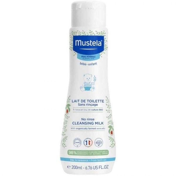 Mustela Lait de Toilette sans rinçage – 200 ml