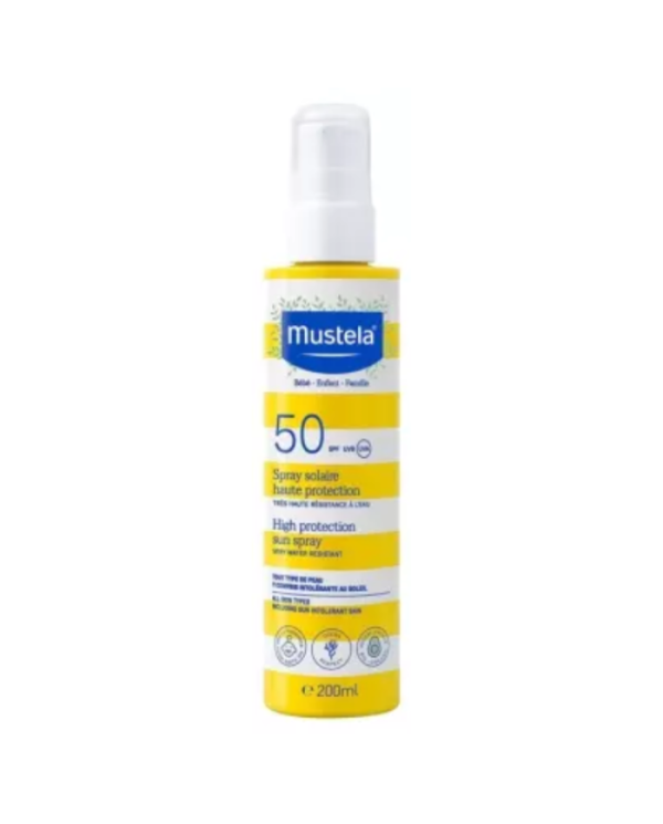 Mustela Spray Solaire Très Haute Protection SPF 50+ – 200 ml