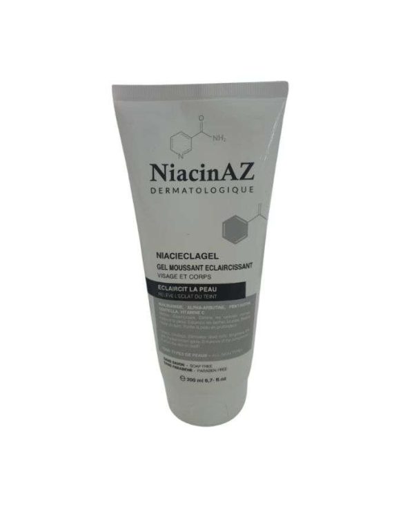 NiacinAZ Niaciecla Gel moussant éclaircissant visage et corps – 200 ml