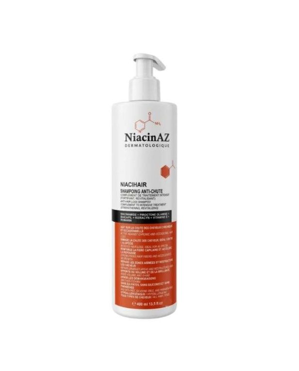 NiacinAZ Niacihair Shampooing anti-chute – 400 ml