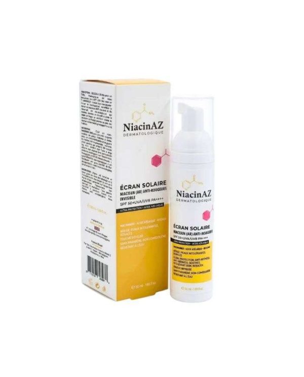 NiacinAZ Niacisun AR Écran solaire SPF 50+ anti-rougeurs – 50 ml