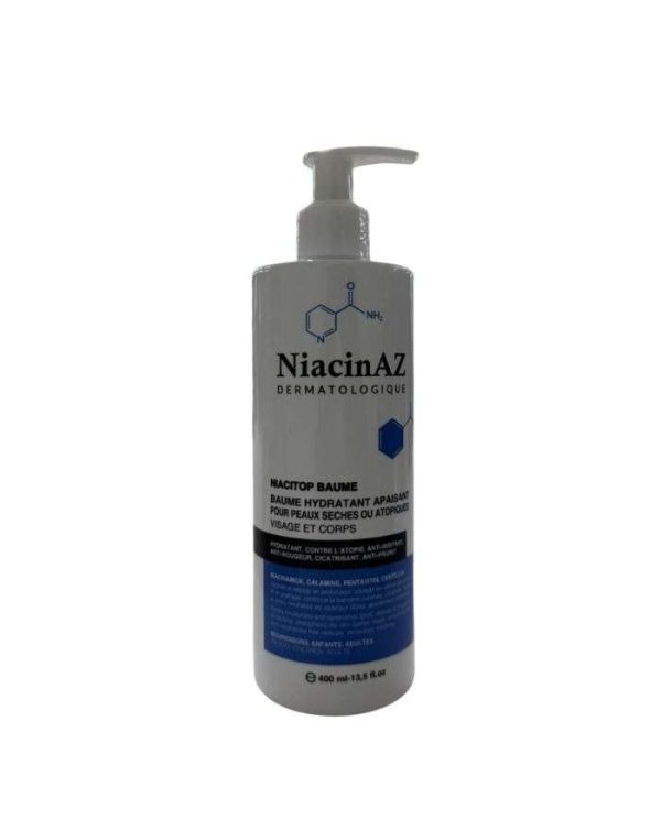 NiacinAZ Niacitop Baume hydratant apaisant – 400 ml