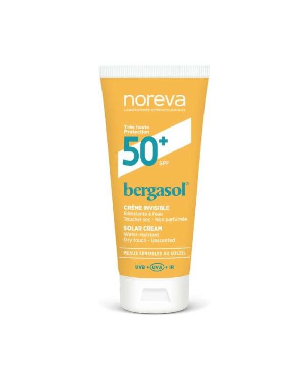 Noreva Bergasol Expert Crème Invisible SPF50+ Toucher Sec – 50 ml