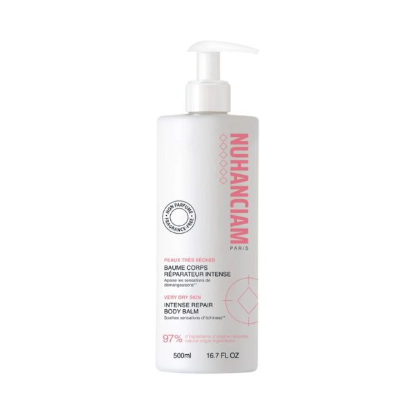 Nuhanciam Baume Corps Réparateur Intense Peaux Sèches – 500 ml