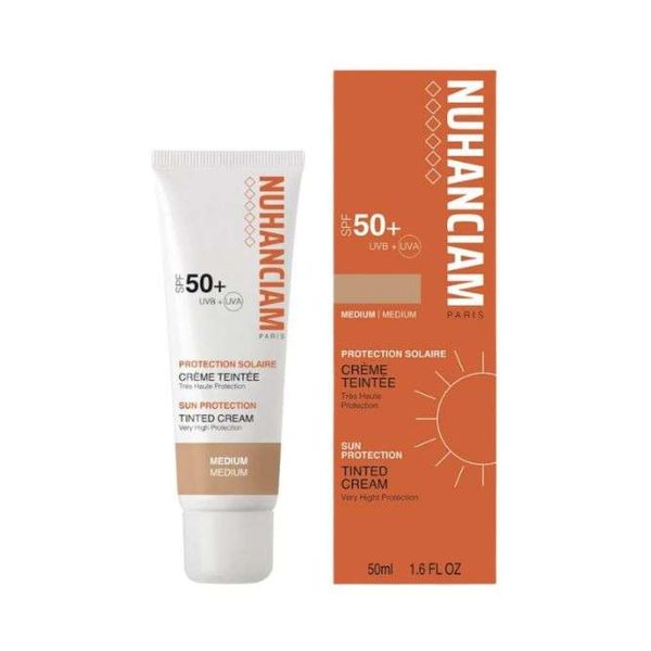 Nuhanciam Crème Solaire Teintée Medium SPF 50+ – 50 ml