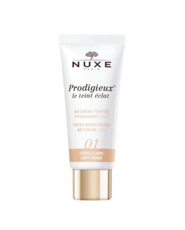Nuxe Prodigieux Le Teint Éclat 01 BB Crème Hydratante Claire – 30 ml