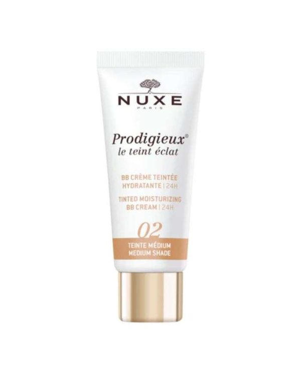 Nuxe Prodigieux Le Teint Éclat 02 BB Crème Hydratante Medium – 30 ml