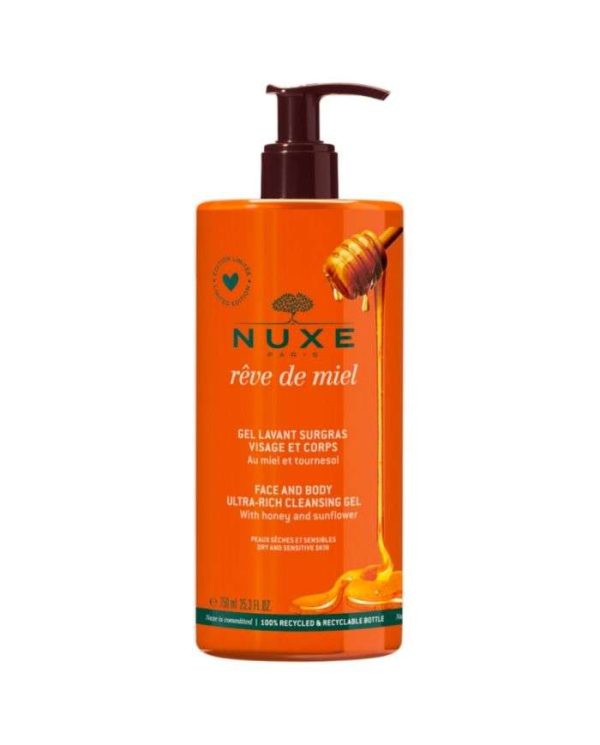 Nuxe Rêve de Miel Gel Lavant Surgras – 750 ml