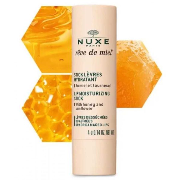 Nuxe Rêve de Miel Stick Lèvres Hydratant – 4 g