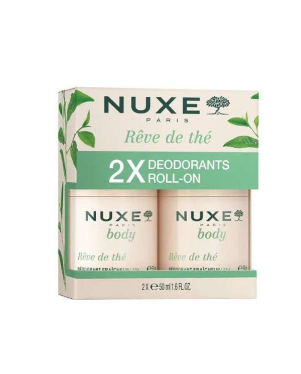 Nuxe Rêve de Thé Déodorant Roll-On – 2 × 50 ml