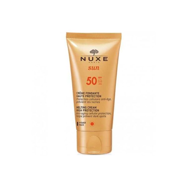 Nuxe Sun Crème Fondante Haute Protection SPF 50 Aux Fleurs D'Eau et de Soleil – 50 ml