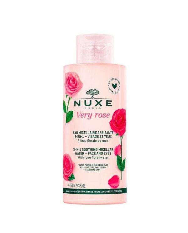 Nuxe Very Rose Eau Micellaire Démaquillante Apaisante – 750 ml