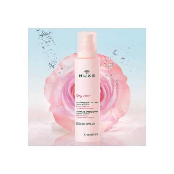 Nuxe Very Rose Lait Démaquillant Onctueux – 200 ml