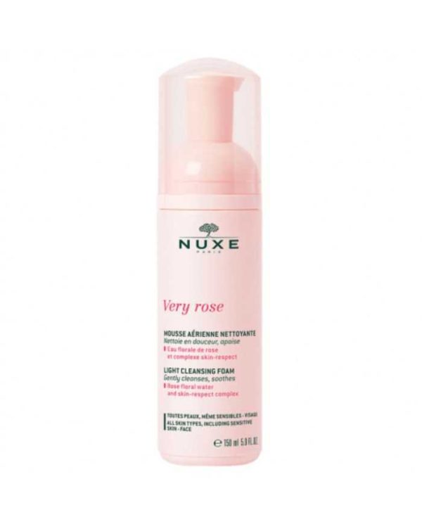 Nuxe Very Rose Mousse Aérienne Nettoyante – 150 ml