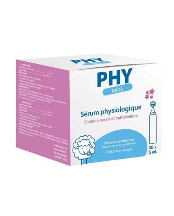 Phy Bébé Sérum Physiologique – 30 × 5 ml