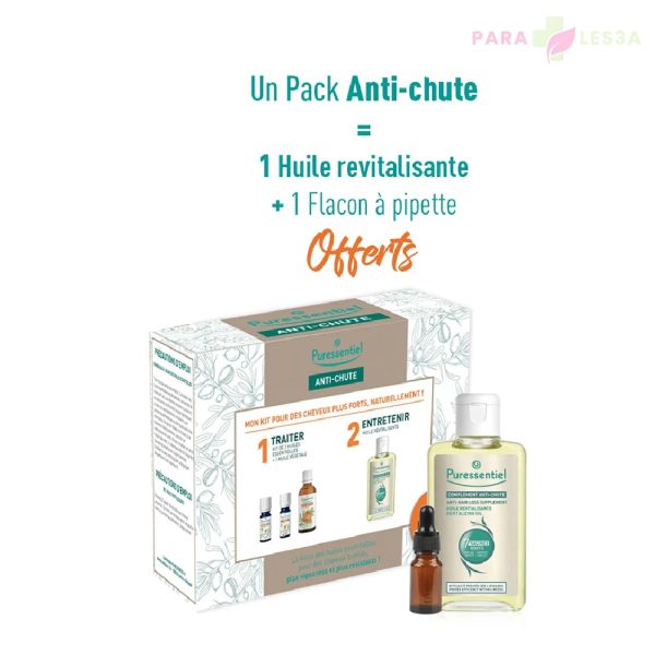 Puressentiel Anti-Chute Kit Lemongrass, Gingembre, Argan et Huile Revitalisante