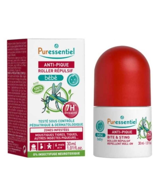 Puressentiel Anti-Pique Roller Répulsif Bébé – 30 ml