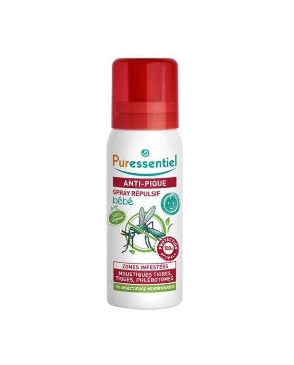 Puressentiel Anti-Pique Spray Répulsif Bébé – 60 ml