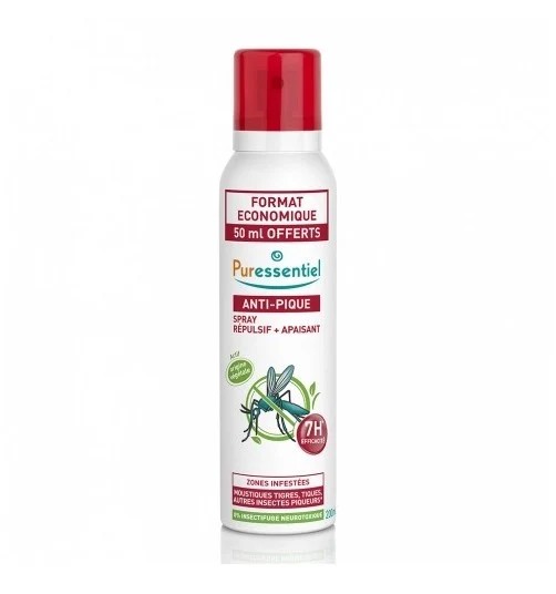 Puressentiel Anti-Pique Spray Répulsif et Apaisant – 200 ml