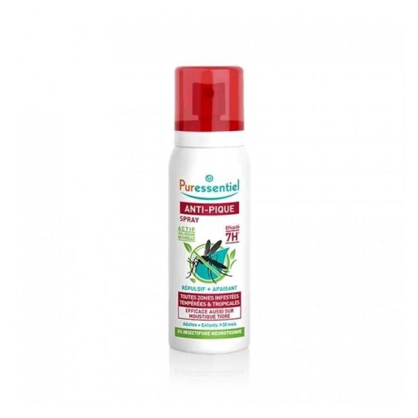 Puressentiel Anti-Pique Spray Répulsif et Apaisant – 75 ml