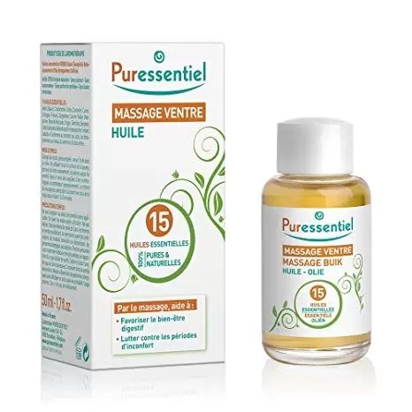 Puressentiel Huile de Massage Ventre – 50 ml