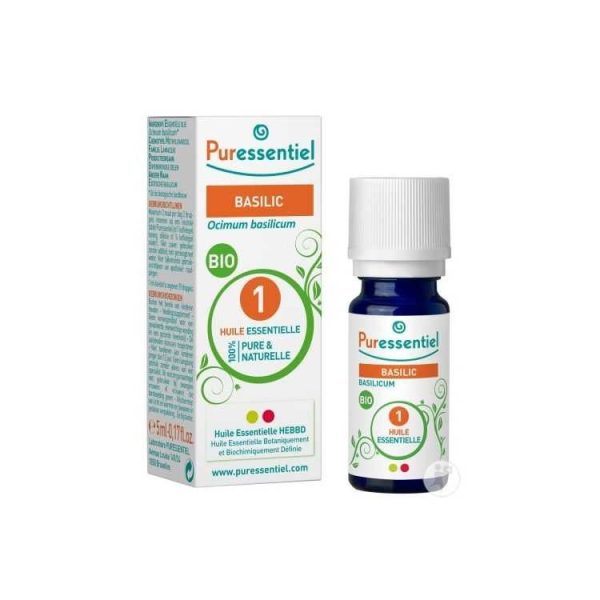 Puressentiel Huile Essentielle Basilic BIO – 5 ml