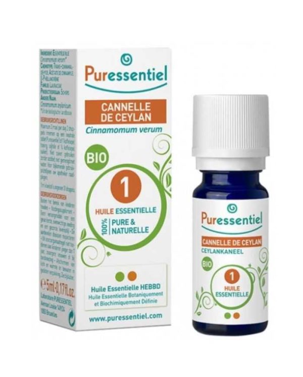 Puressentiel Huile Essentielle Cannelle de Ceylan BIO – 5 ml