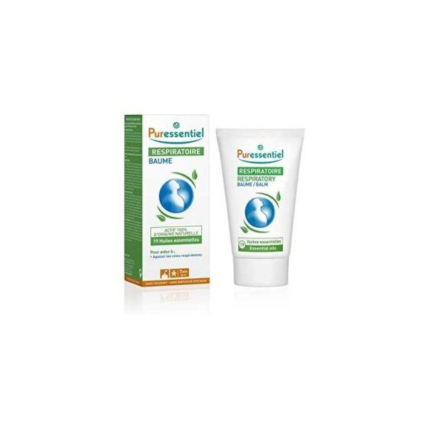 Puressentiel Respiratoire Baume de Massage 19 Huiles Essentielles – 50 ml