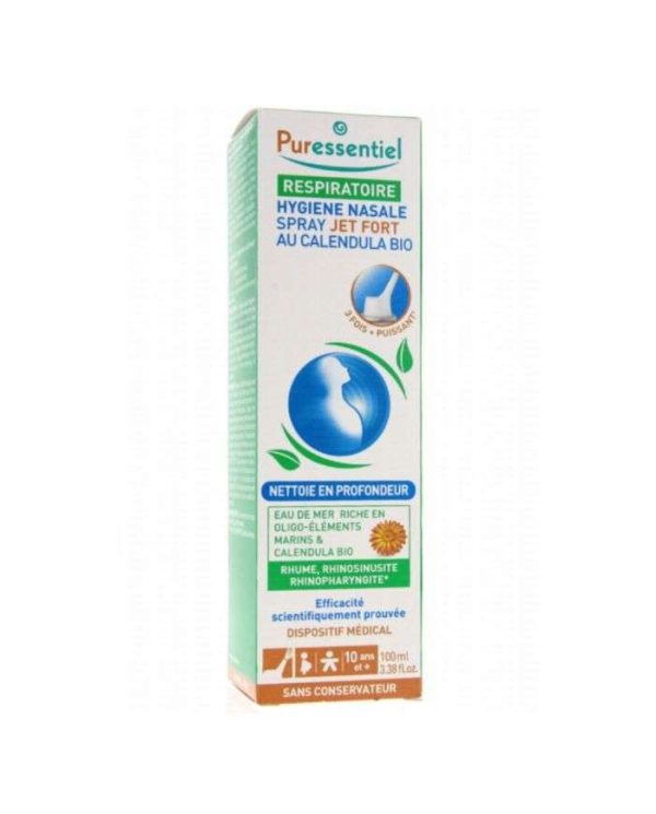 Puressentiel Respiratoire Hygiène Nasal Spray Jet Fort – 100 ml