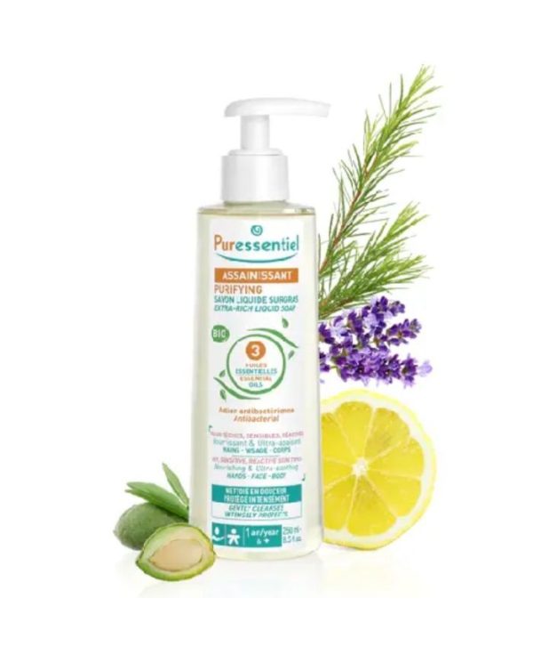 Puressentiel Savon Liquide Surgras Assainissant – 250 ml
