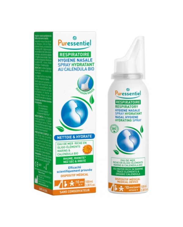 Puressentiel Spray Nasal Hydratant Décongestionnant – 100 ml
