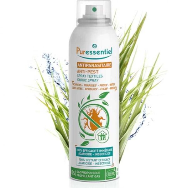 Puressentiel Spray Textile Antiparasitaire Assainissant – 150 ml