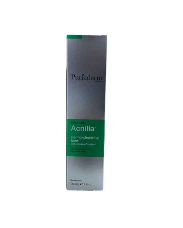 Puriaderm Acnilia Mousse dermo-nettoyante – 200 ml