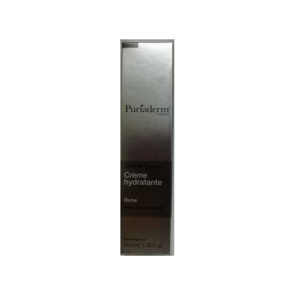 Puriaderm Crème hydratante riche – 40 ml