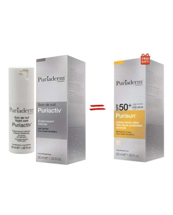 Puriaderm Puriactiv Soin de nuit – 30 ml